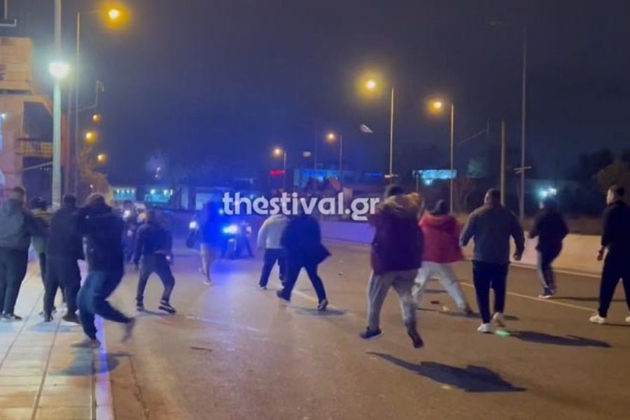 Θεσσαλονίκη: Βίντεο από τη συμπλοκή Ρομά και αστυνομικών στη Σταυρούπολη