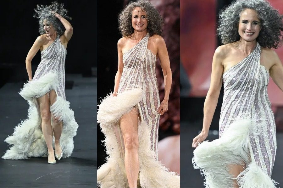 Σάρωσε στην πασαρέλα στα 64 της η Andie MacDowell