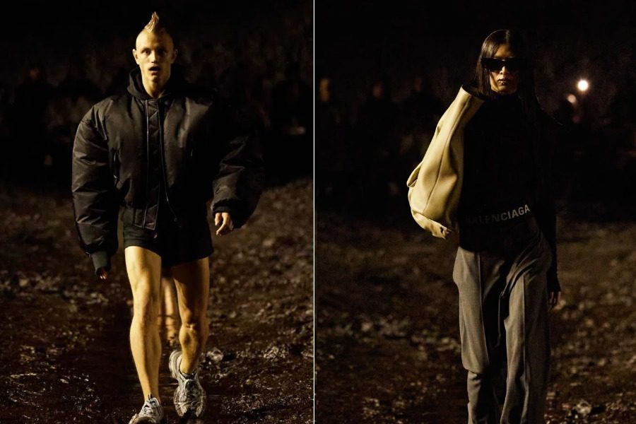 Παρίσι: To show της Balenciaga έγινε κυριολεκτικά, μέσα στις λάσπες
