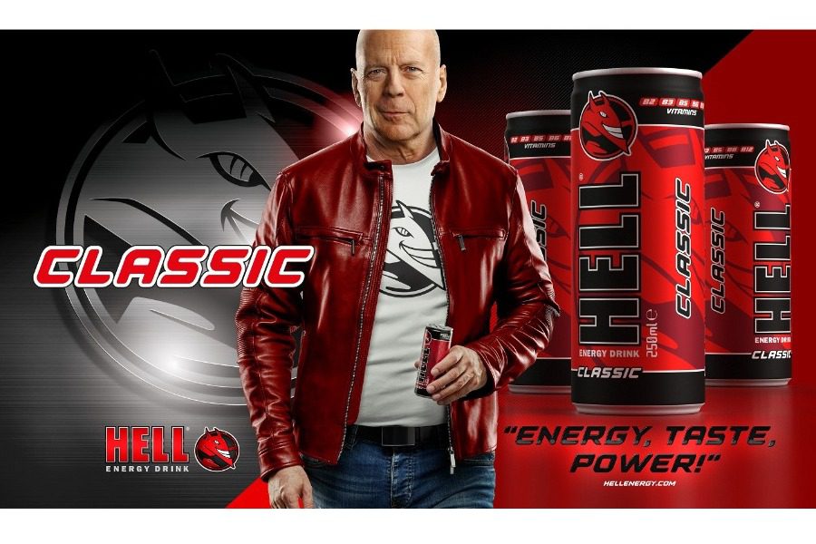 Bruce Willis: Ανανέωσε τη συνεργασία του με την HELL ENERGY για 2 χρόνια