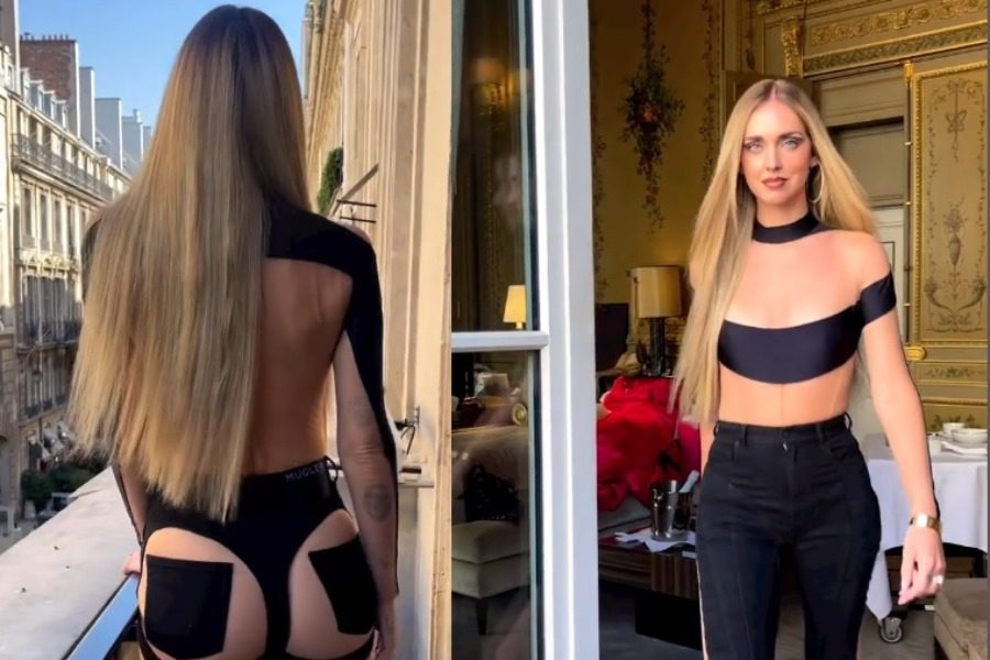 Μόνο η Chiara Ferragni θα φορούσε το διάφανο παντελόνι Thierry Mugler τόσο άνετα