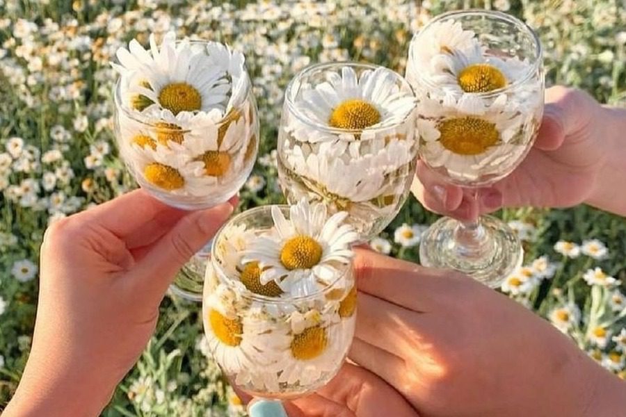 Daisy nails ιδέες για τα πιο φλοράλ μανικιούρ