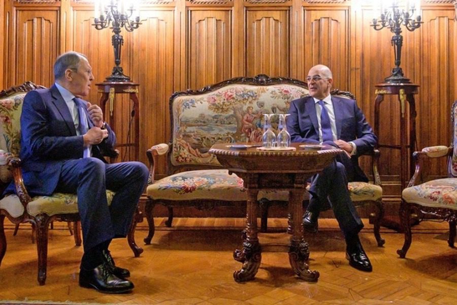 Κοινές δηλώσεις Δένδια ‑ Λαβρόφ στη Μόσχα