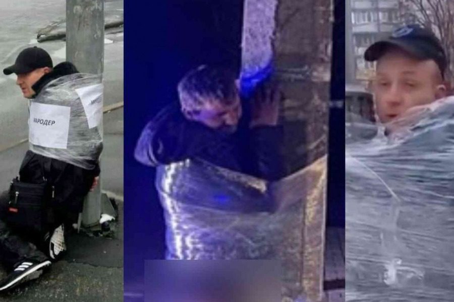 Ουκρανία: Έπιασαν σαμποτέρ τους έδεσαν σε δέντρο και τους έδειραν άγρια