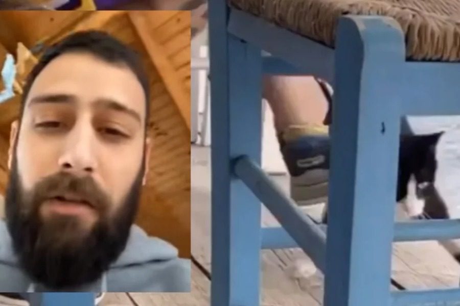 Μανώλης Καραμανώλης: Συγγνώμη για το βίντεο με τη γάτα