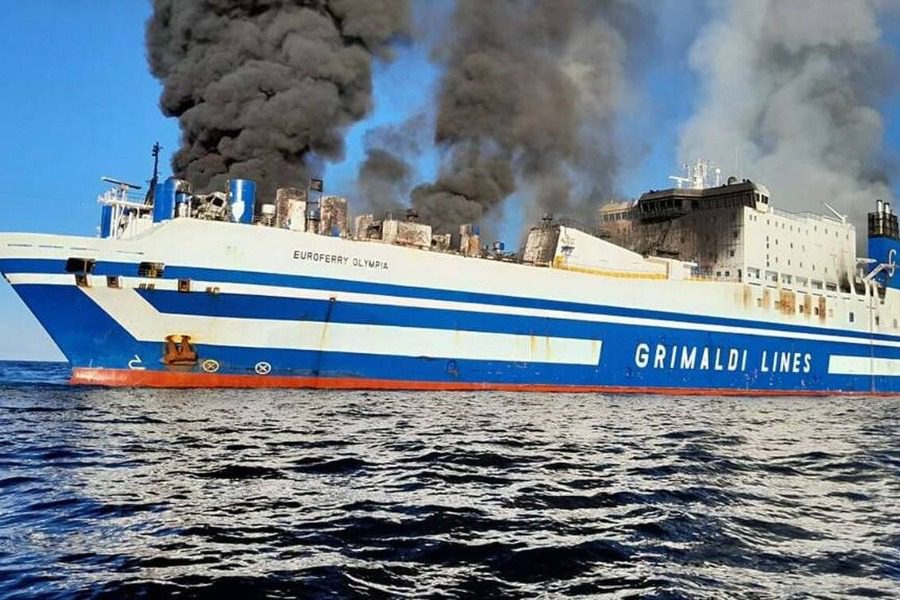 Βρέθηκε απανθρακωμένη σορός μέσα σε φορτηγό στο Euroferry Olympia