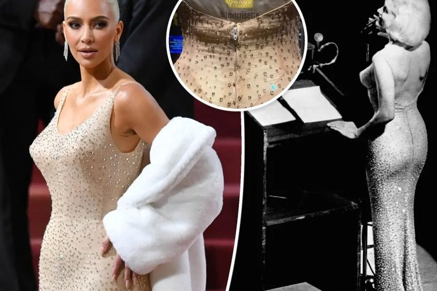 Ναι, η Kim Kardashian κατέστρεψε το φόρεμα της Monroe και τώρα υπάρχει απόδειξη