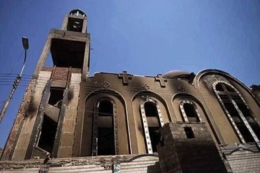 Μεγάλη φωτιά σε εκκλησία στην Αίγυπτο: Δεκάδες νεκροί και τραυματίες