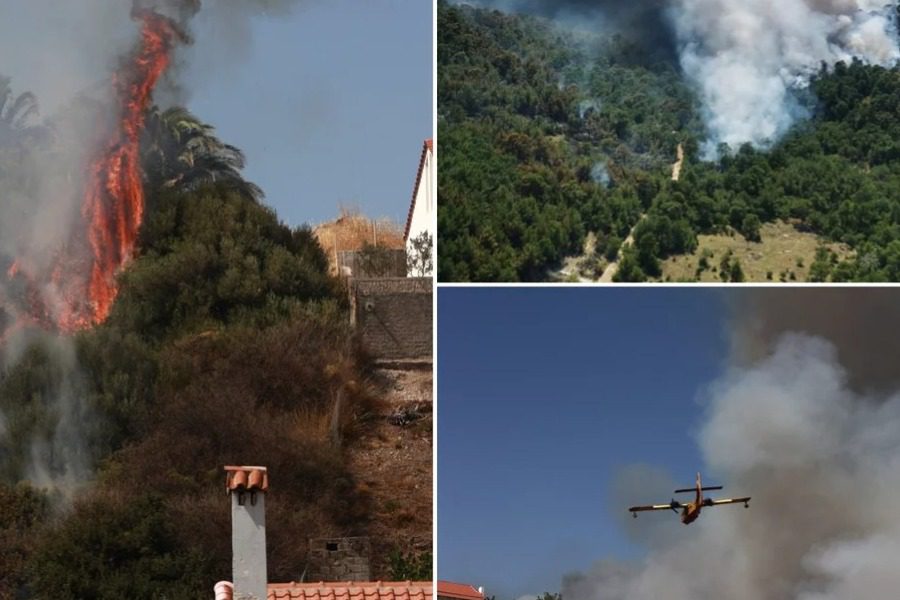 Φωτιές: Μαίνεται για τέταρτη ημέρα η πυρκαγιά στον Έβρο, σε εξέλιξη και στη Μεσσηνία