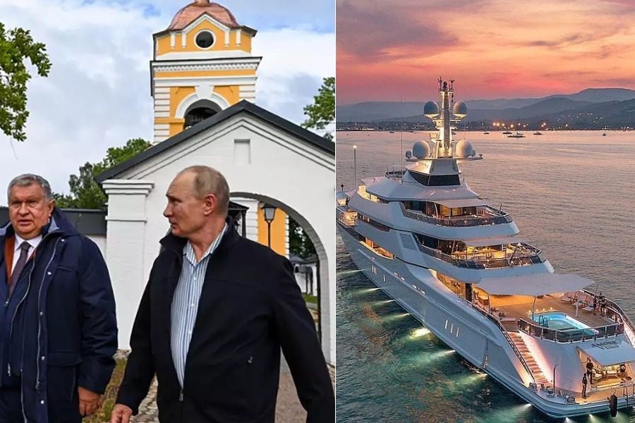 Κατάσχεσαν το πανάκριβο γιοτ του Ιγκόρ Σέτσιν, του πιστού φίλου του Πούτιν