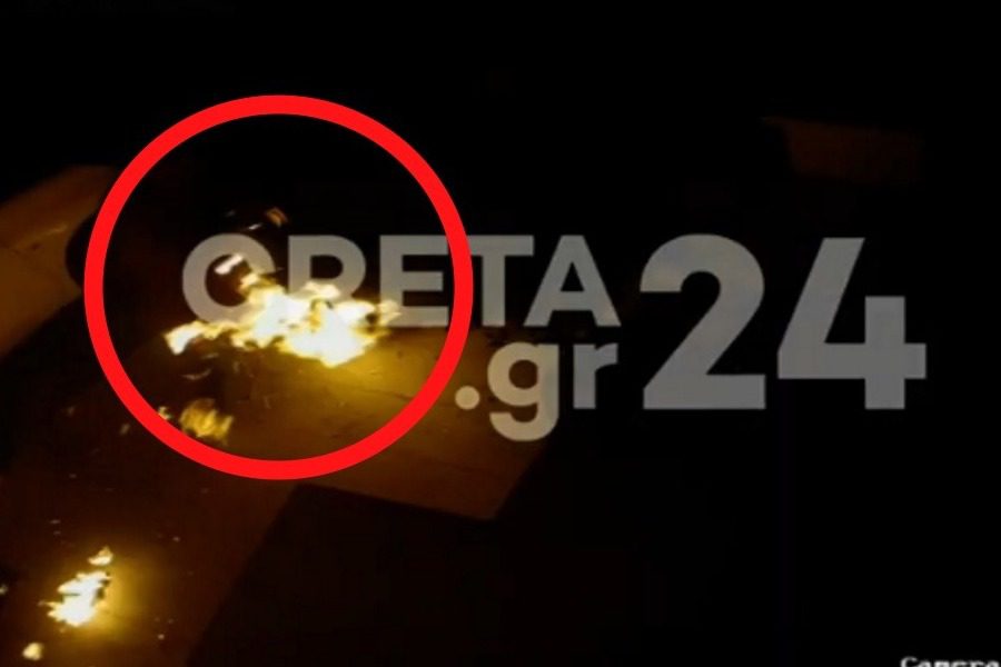 Βίντεο ντοκουμέντο: Γυναίκες στην Κρήτη πάνε για εμπρησμό και τυλίγονται στις φλόγες