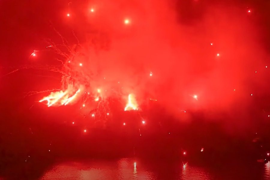 Σαντορίνη: Ένα απίστευτο υπερθέαμα στα Ηφαίστεια