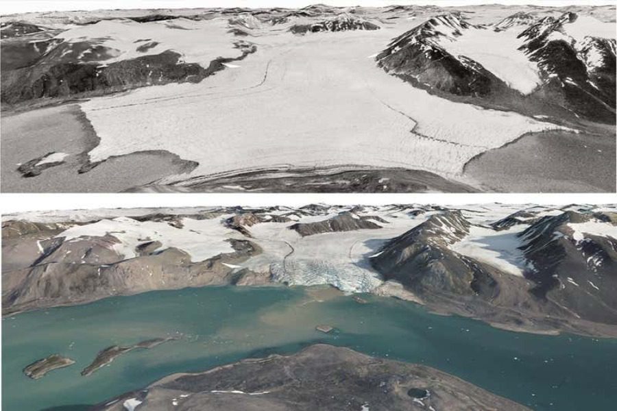 Πριν και μετά: Οι παγετώνες που λιώνουν 7 φορές πιο γρήγορα