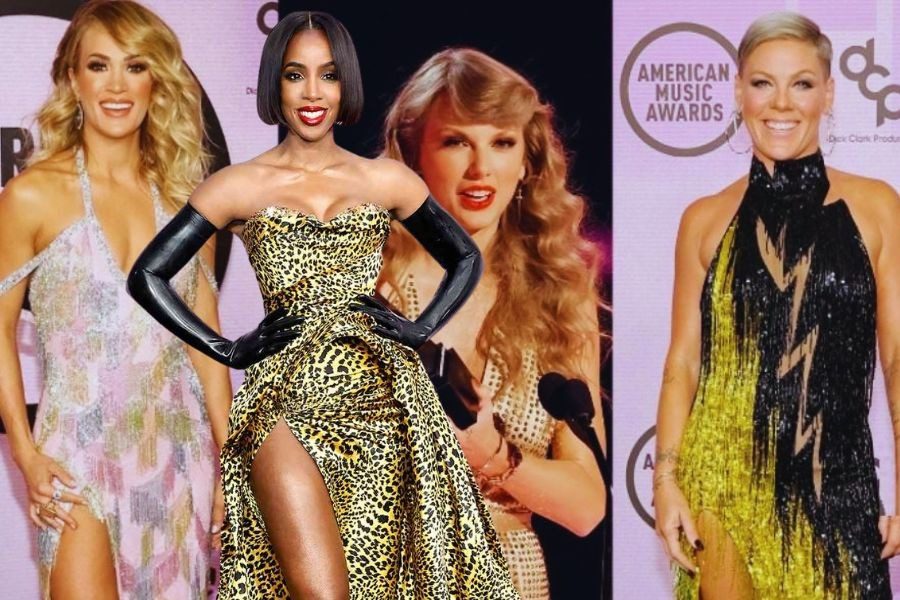 AMAs: Οι καλοντυμένες της βραδιάς και το συγκλονιστικό λεοπάρ φόρεμα της Kelly Rowland