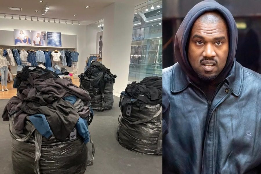 Kanye West: Πουλάει τα ρούχα του μέσα σε τσάντες σκουπιδιών