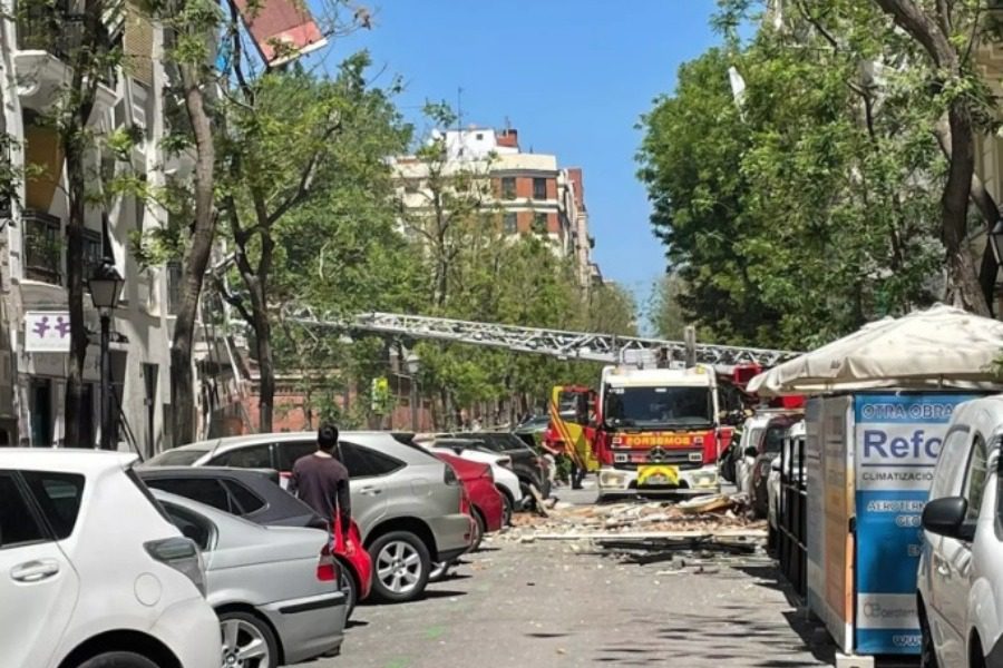 Ισχυρή έκρηξη από διαρροή αερίου σε κτίριο στη Μαδρίτη ‑ Τουλάχιστον 12 τραυματίες