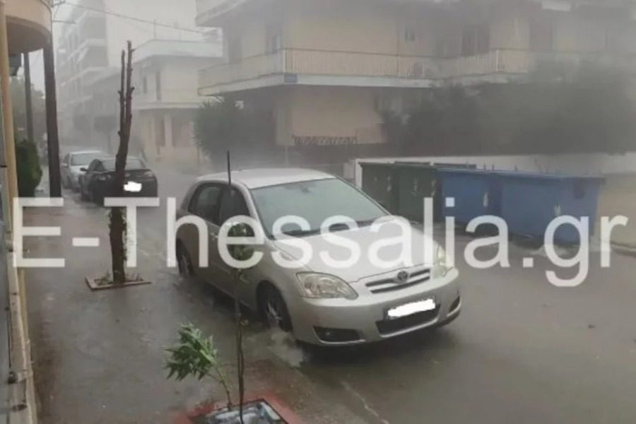 Βόλος: Πρωτοφανής θύελλα σαρώνει την ευρύτερη περιοχή της πρωτεύουσας της Μαγνησίας