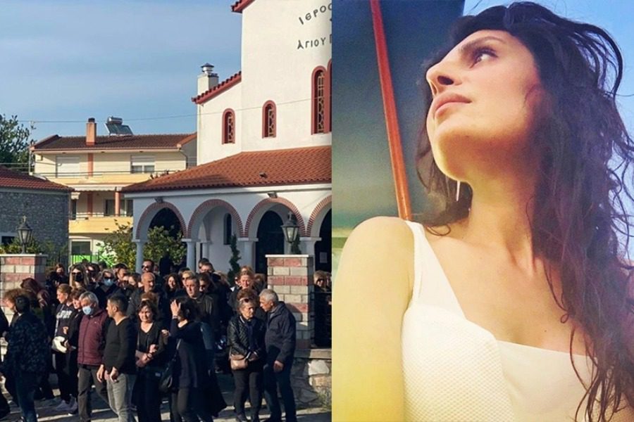 Θρήνος στην κηδεία της αδικοχαμένης Αΐντας  