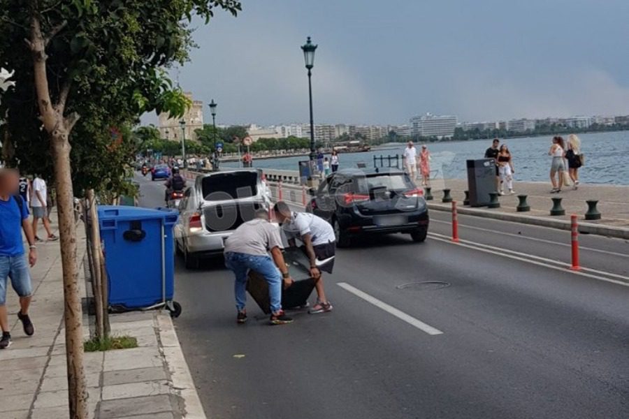 Κλέφτες για κλάματα: Τους έπεσε κλεμμένο χρηματοκιβώτιο στη Λ.Νίκης