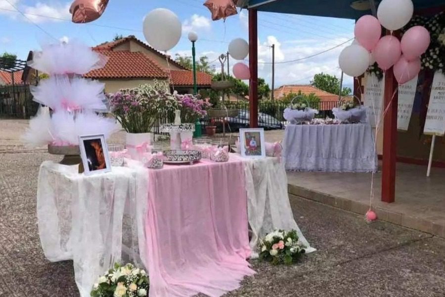 Ραγίζουν καρδιές στην κηδεία της 3χρονης: Ροζ μπαλόνια και κουφέτα