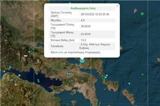 Μεγάλος σεισμός στην Εύβοια