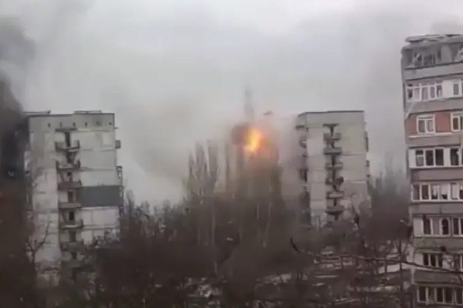 Η βομβαρδισμένη Μαριούπολη από ψηλά