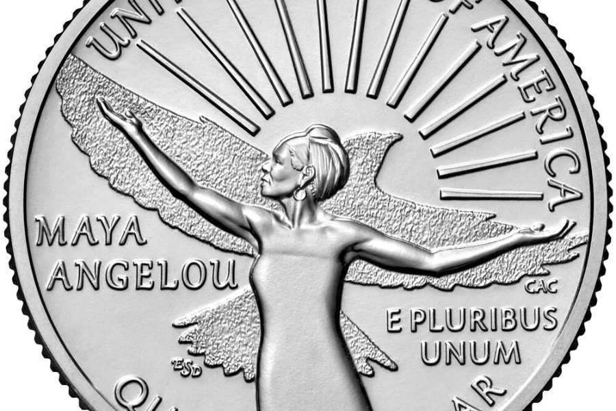 Η Μάγια Αγγέλου έγινε η πρώτη μαύρη γυναίκα σε αμερικανικό νόμισμα