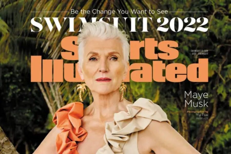 Πώς τα γκρίζα μαλλιά της μαμάς του Elon Musk σπάνε το σεξισμό του Sports Illustrated