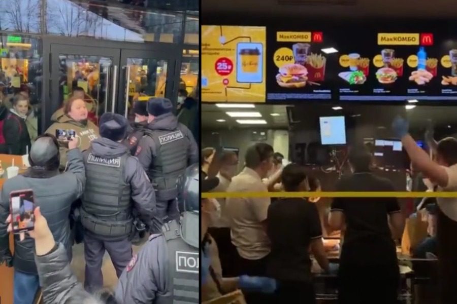 Ρωσία: Τεράστιες ουρές για ένα τελευταίο burger McDonalds