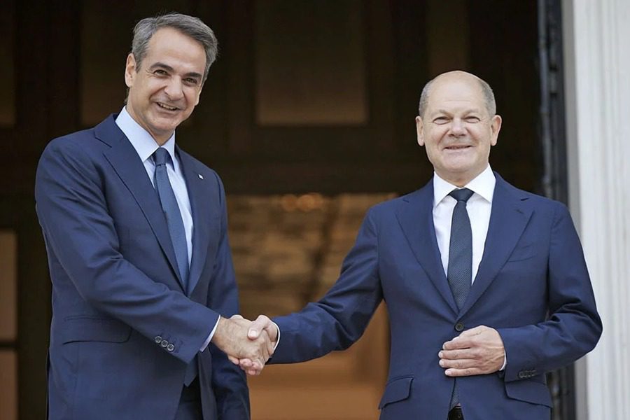 Κυριάκος Μητσοτάκης ‑ Όλαφ Σολτς: Τι αποφάσισαν για ελληνοτουρκικά, επενδύσεις, προσφυγικό