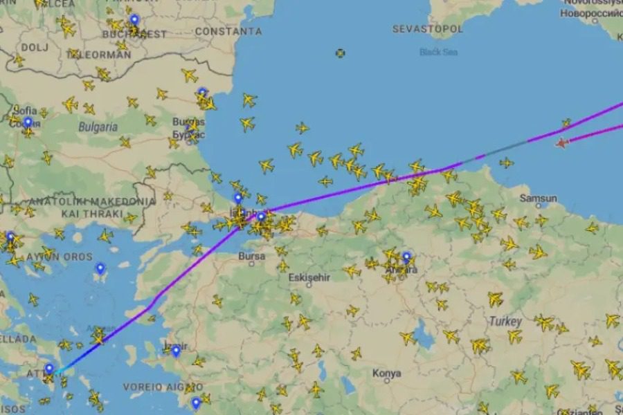 Πτήση της Aegean για τη Μόσχα επιστρέφει Αθήνα