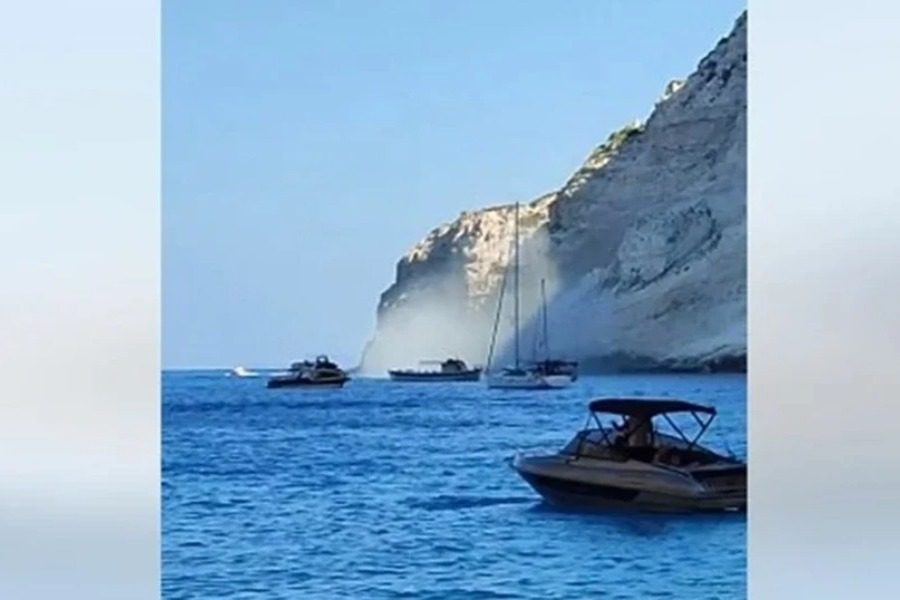Βίντεο: Έπεσαν βράχια στο Ναυάγιο από το σεισμό