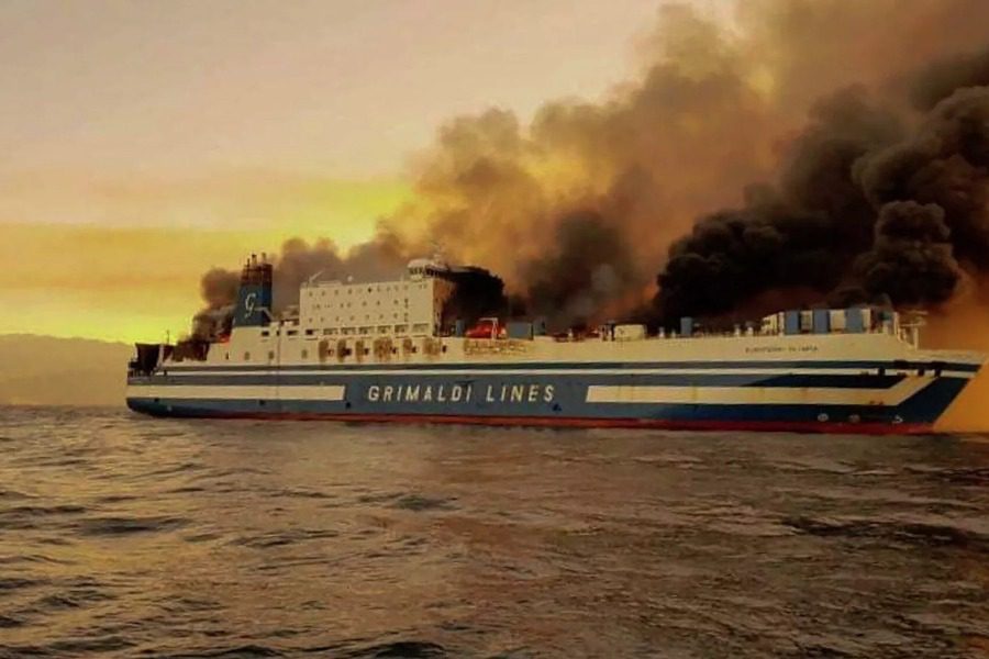 Φωτιά σε πλοίο στην Κέρκυρα: Ηχητικό ντοκουμέντο από τη στιγμή της έκκλησης για βοήθεια