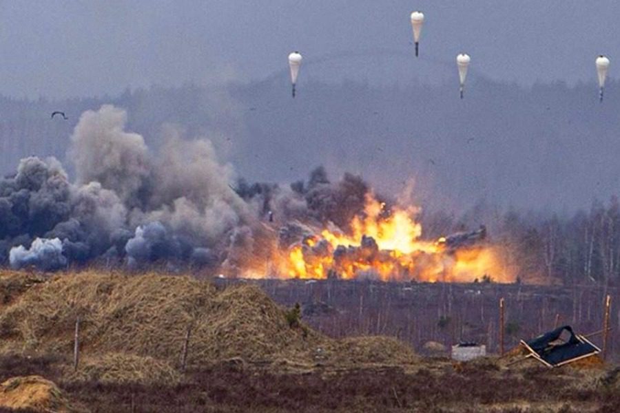 Επτά νεκροί από ρωσικό αεροπορικό πλήγμα στα περίχωρα του Κιέβου 