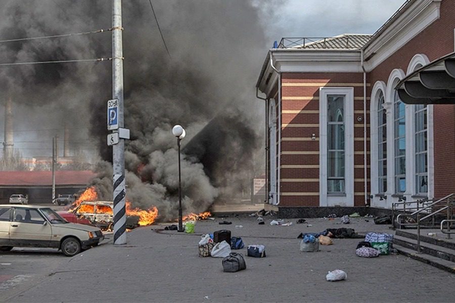 Ουκρανία: Πέντε σιδηροδρομικοί σταθμοί έγιναν στόχος ρωσικών επιθέσεων