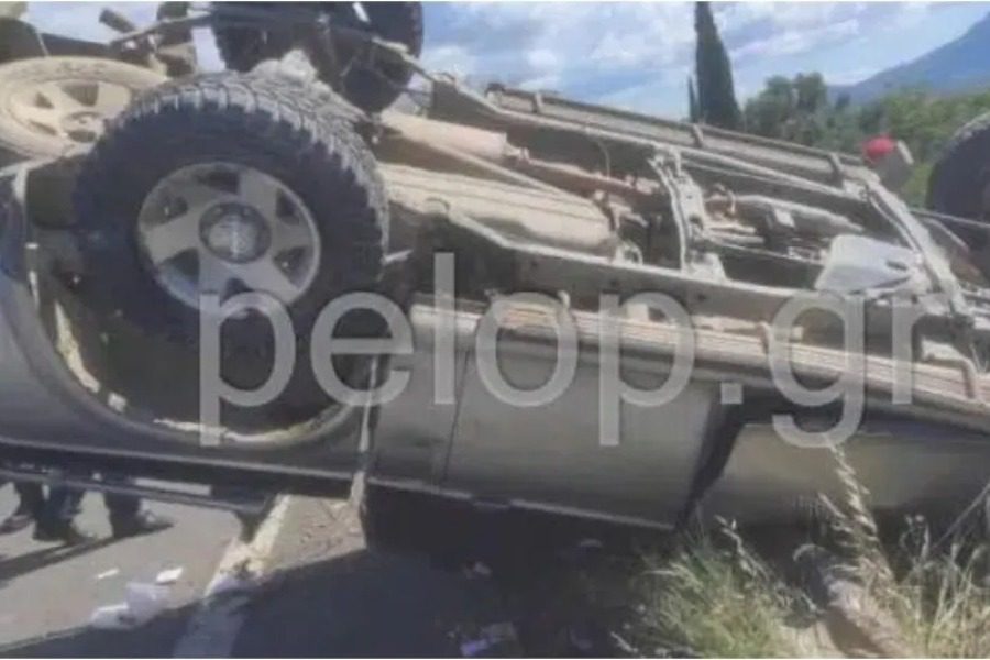 Σοκαριστικό τροχαίο στην Πατρών – Τριπόλεως 