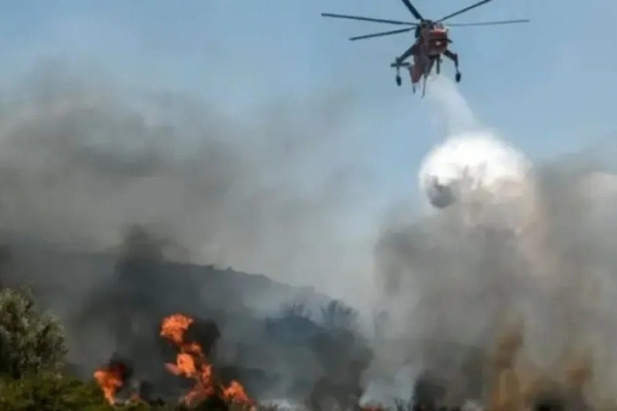 Λευκάδα: Φωτιά ξέσπασε στην περιοχή Αθάνι