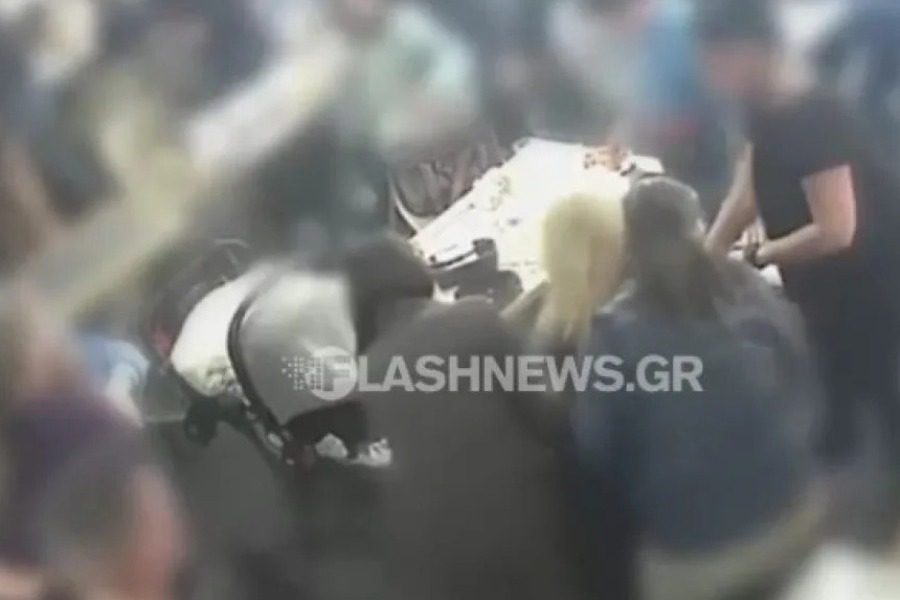 Χανιά: Αθλητής έσωσε γυναίκα που πνιγόταν ενώ έτρωγε – Σοκαριστικό βίντεο