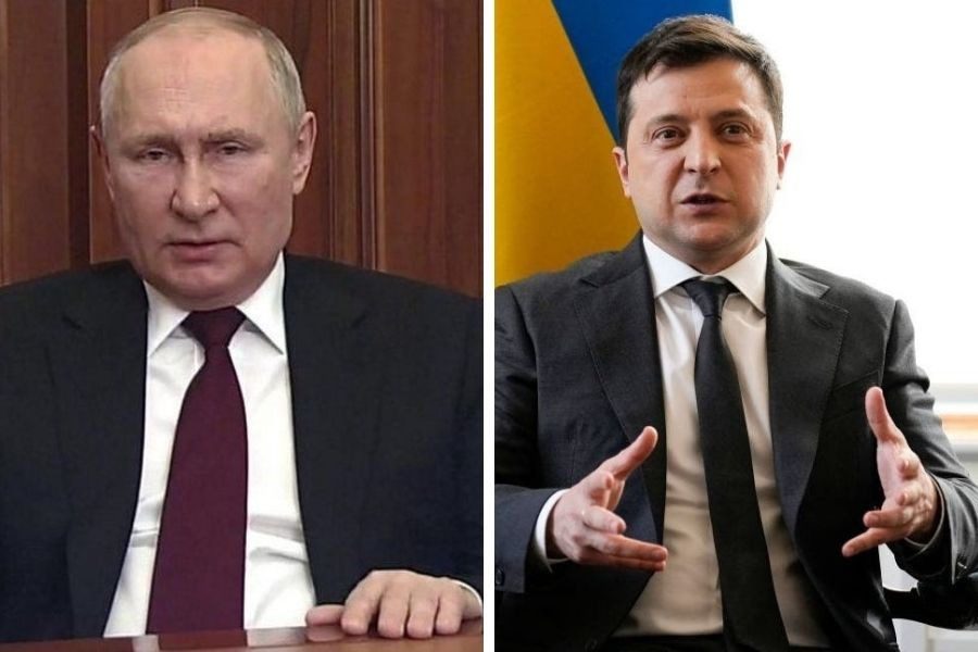 Πούτιν ‑ Ζελένσκι: Η μεγάλη διαφορά στη «γλώσσα του σώματος»