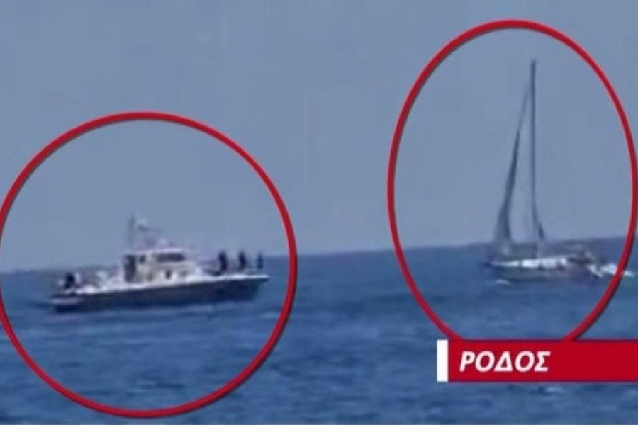 Η στιγμή των πυροβολισμών του λιμενικού προς το τούρκικο σκάφος