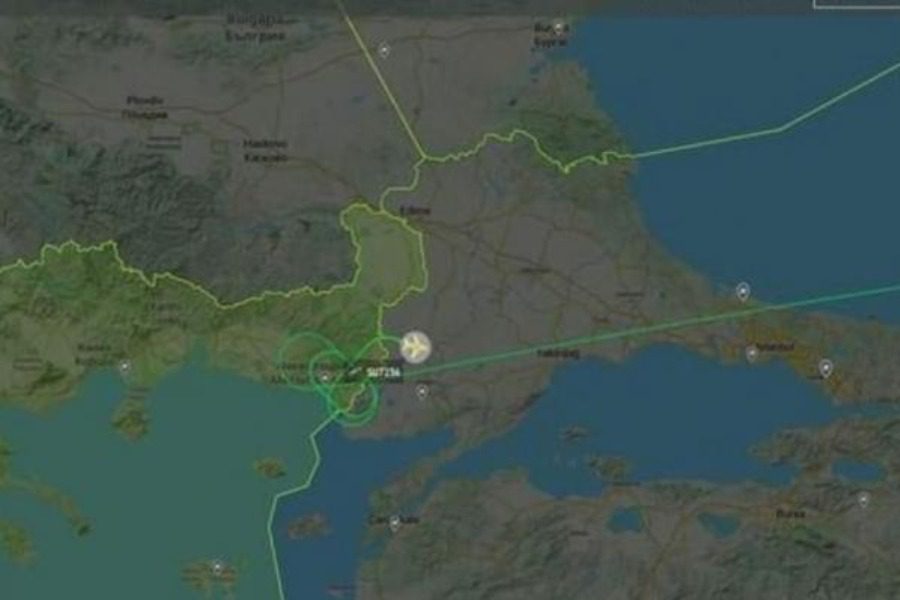 «`Αρνηση» σε ρωσικό εμπορικό αεροσκάφος να εισέλθει στον ελληνικό εναέριο χώρο