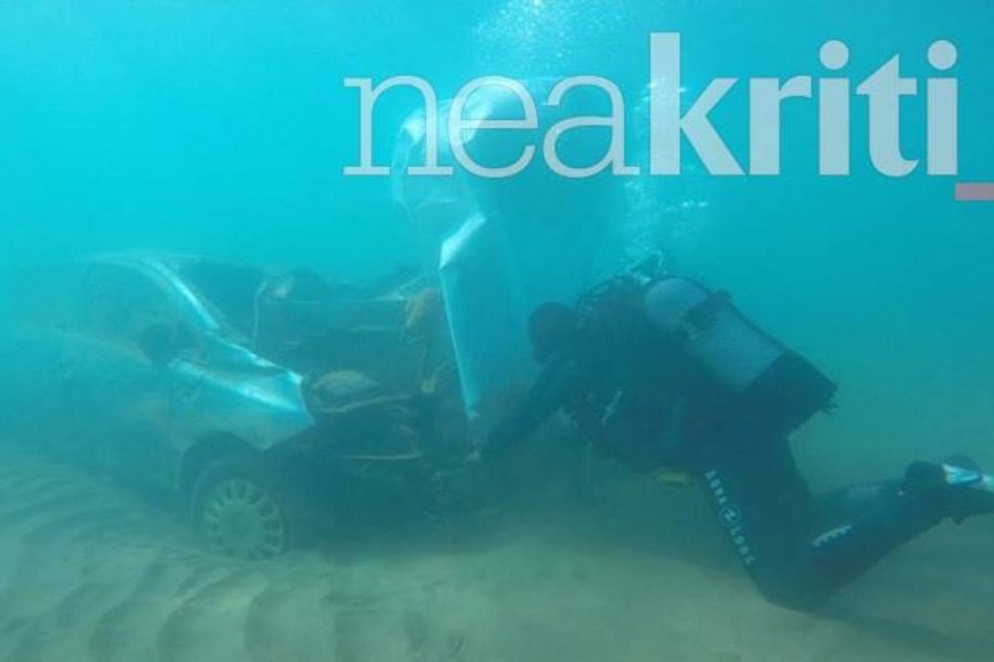 «Νεκροταφείο» αυτοκινήτων ο βυθός της Αγίας Πελαγίας μετά την φονική πλημμύρα