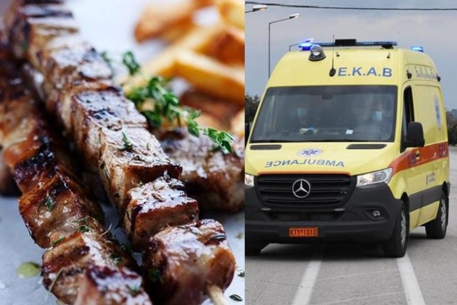 Λάρισα:  Ένα κομμάτι σουβλάκι τον έστειλε στην… Εντατική