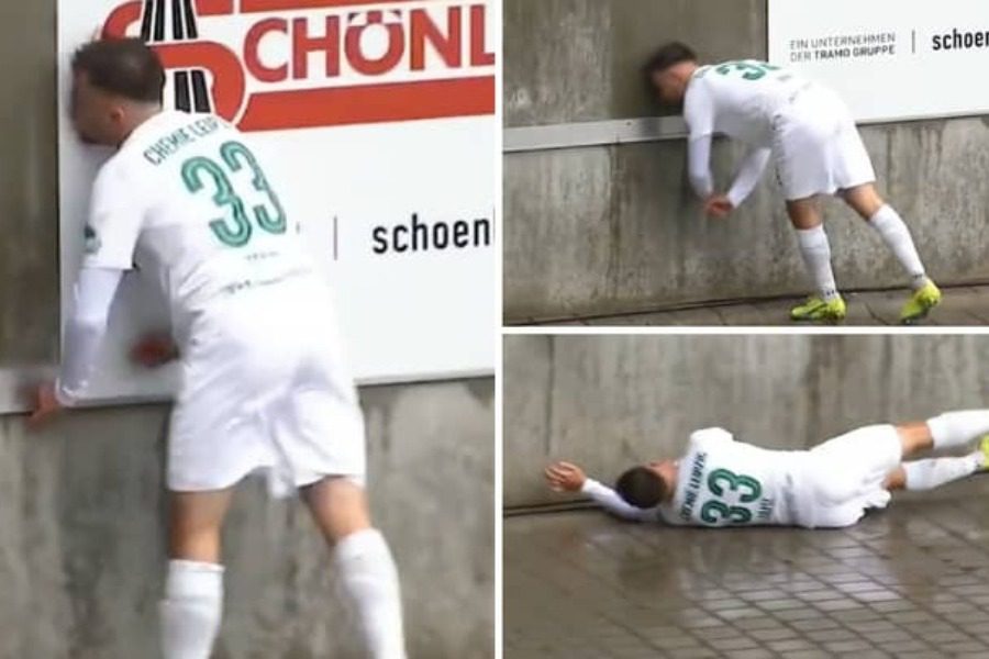 Ποδοσφαιριστής στη Γερμανία έπεσε με το κεφάλι στον τοίχο