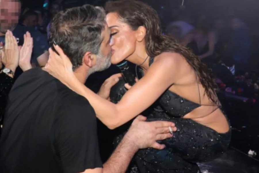 Δέσποινα Βανδή: Τα δημόσια φιλιά με τον Βασίλη Μπισμπίκη