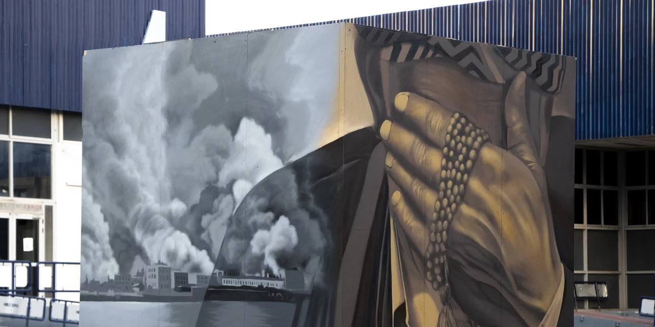 Η ΔΕΘ τιμάει τα 100 χρόνια από τη Μικρασιατική καταστροφή με ένα γκράφιτι