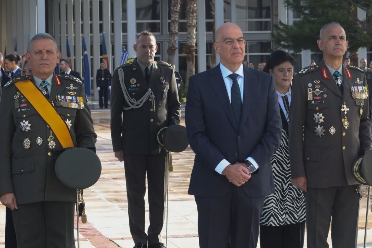 Τελετή παράδοσης ‑ παραλαβής: Η αλλαγή στρατιωτικής ηγεσίας στο υπουργείο Εθνικής Αμυνας