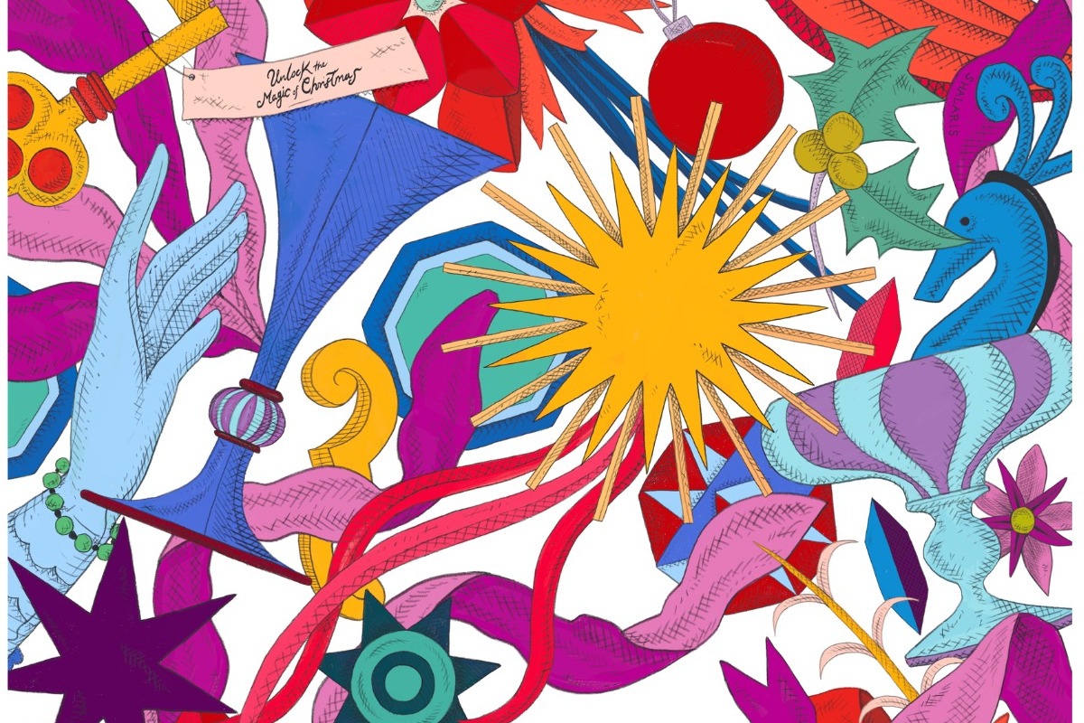 Τα attica συνεργάζονται για δεύτερη χρονιά με τον Έλληνα illustrator Σπύρο Χάλαρη για τα Χριστούγεννα