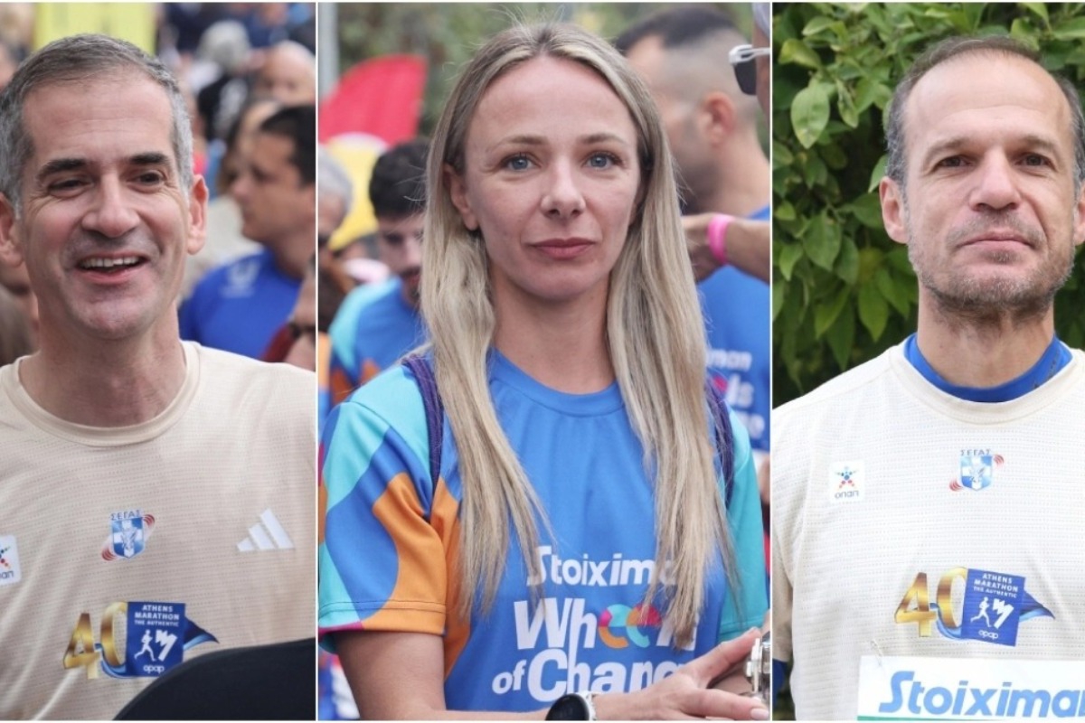 Μαραθώνιος: Αντιγόνη Ντρισμπιώτη, Αγγελος Μπασινάς και Κώστας Μπακογιάννης έτρεξαν στα 5 χλμ.