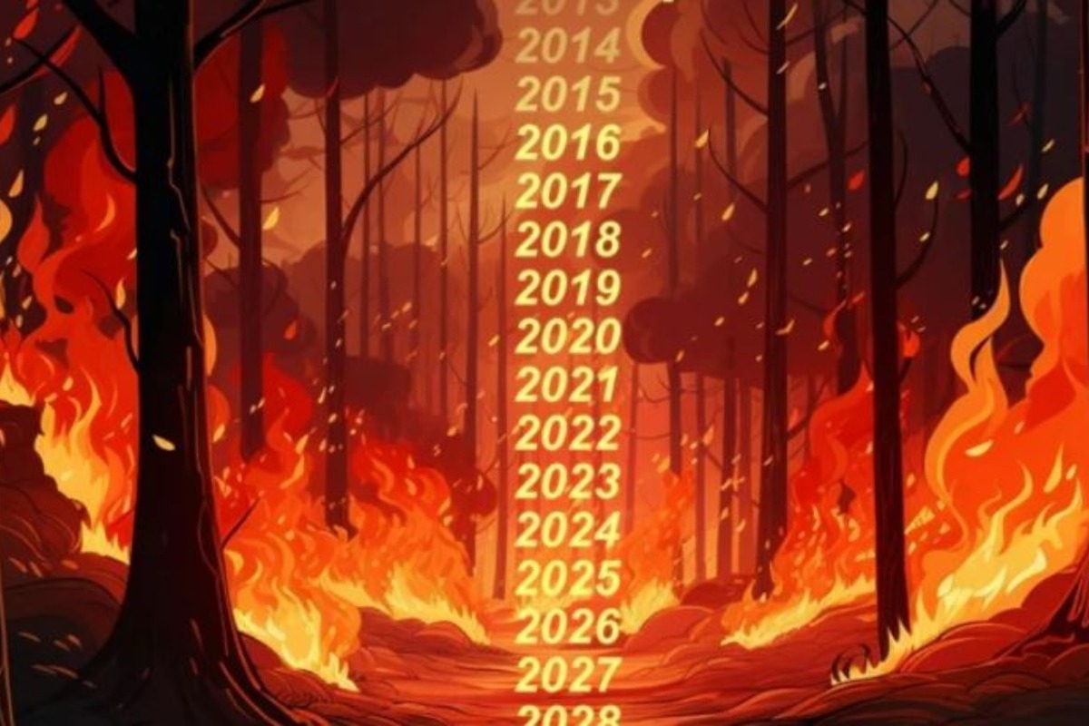 Το σκίτσο «γροθιά στο στομάχι» για τις καταστροφικές φωτιές